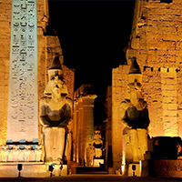 luxor temple by night - egypt tours portal