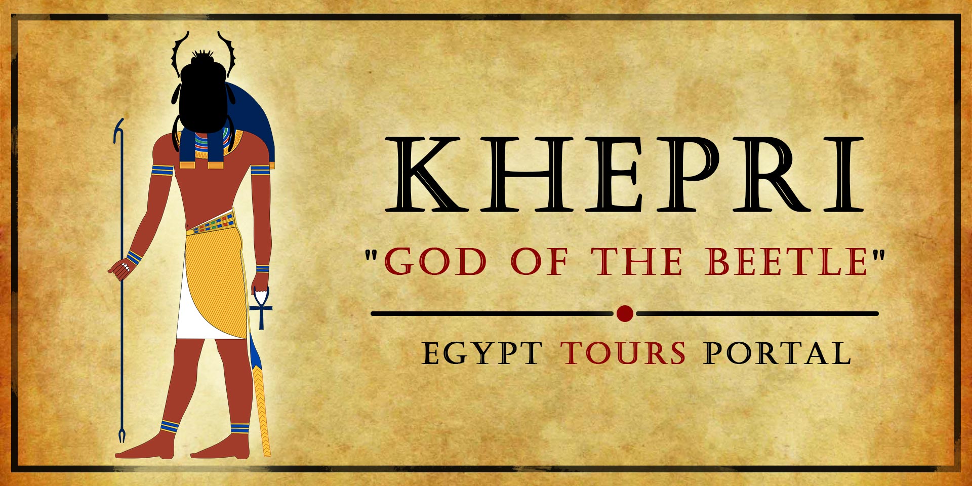 Khepri God of the Beetle - Ancient Egyptian Gods and Goddess - Egypt Tours Portal