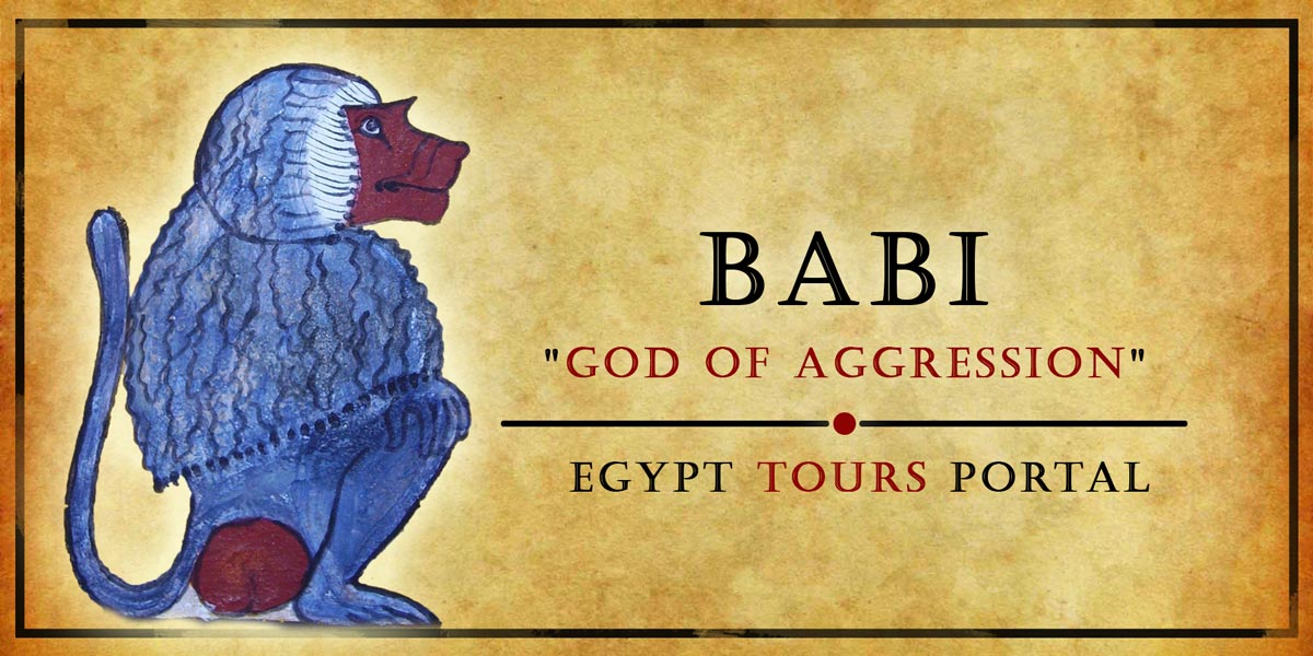 Babi God of Aggression - Ancient Egyptian Gods And Goddesses - Egypt Tours Portal