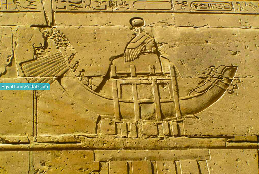  Hennu Boat - Ancient Egyptian Symbols - Egypt Tours Portal