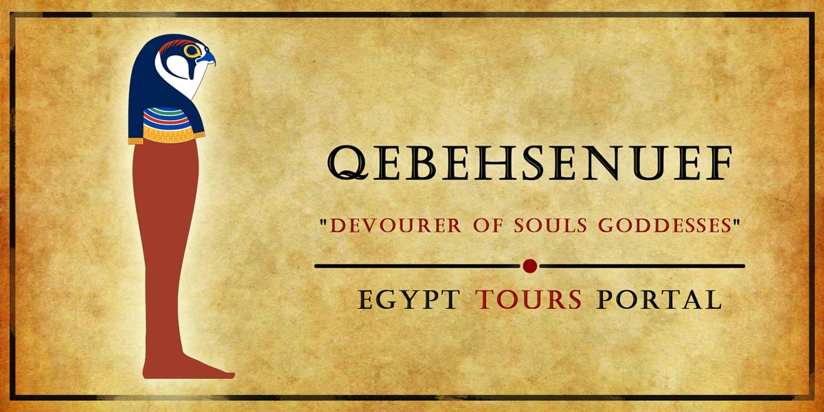 Qebehsenuef God of Falcon-headed - Ancient Egyptian Gods And Goddesses - Egypt Tours Portal