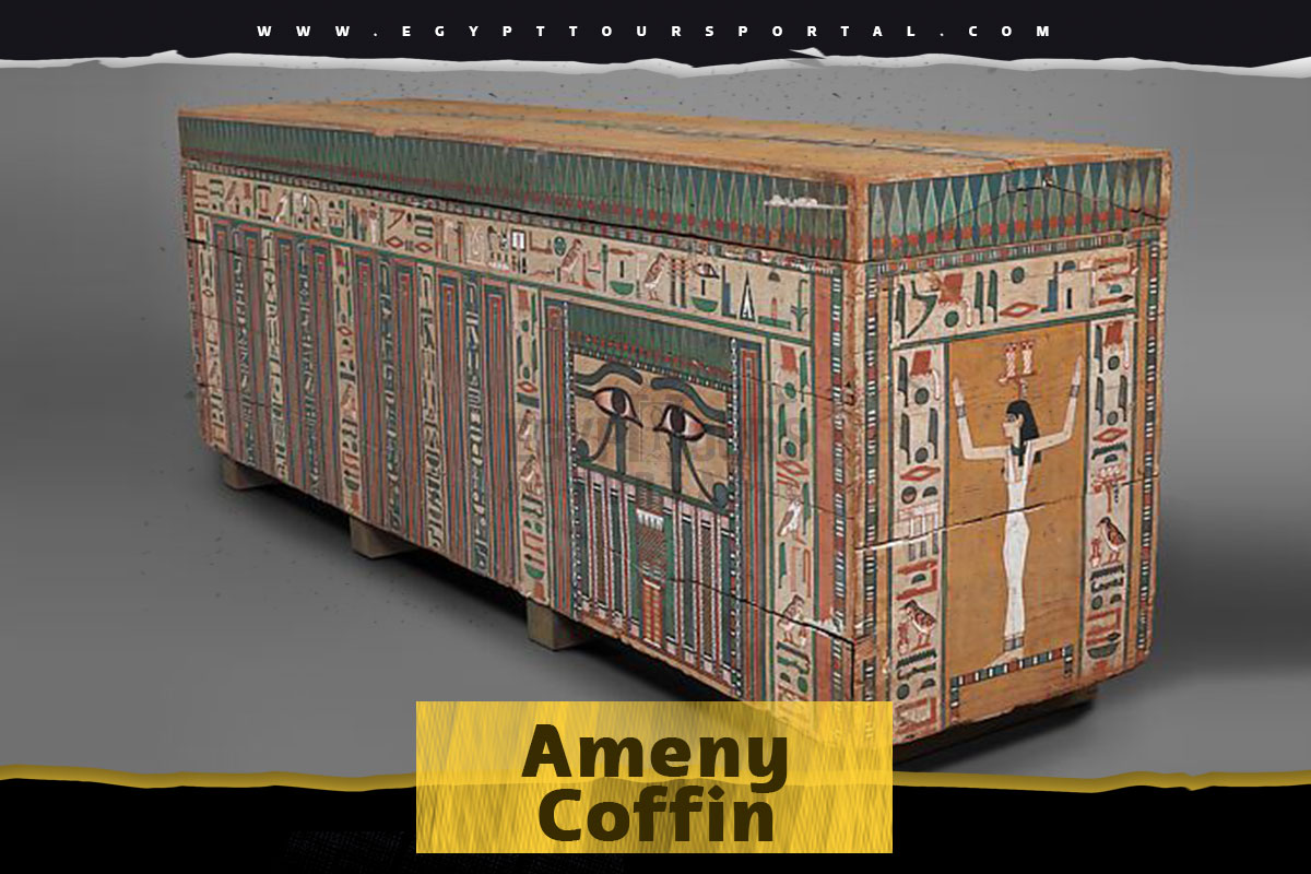 Ameny Coffin - Ancient Egyptian Coffins - Egypt Tours Portal