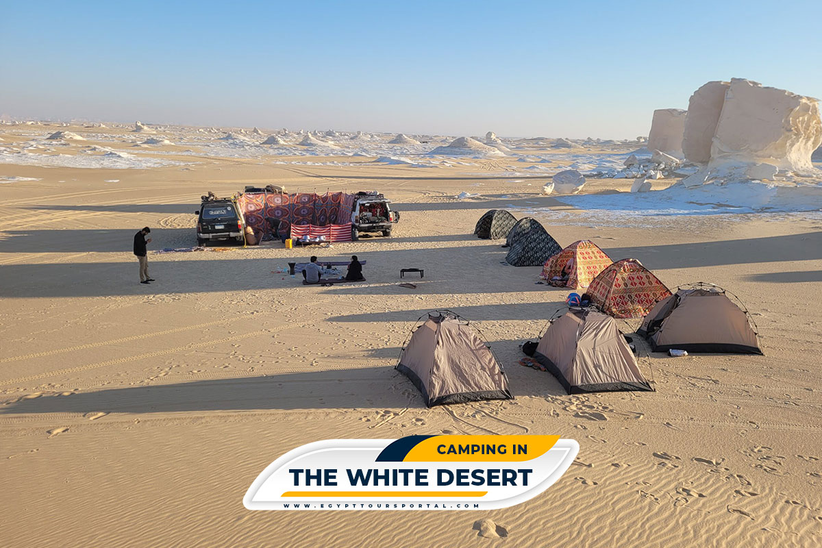Camping in the White Desert - Egypt Tours Portal