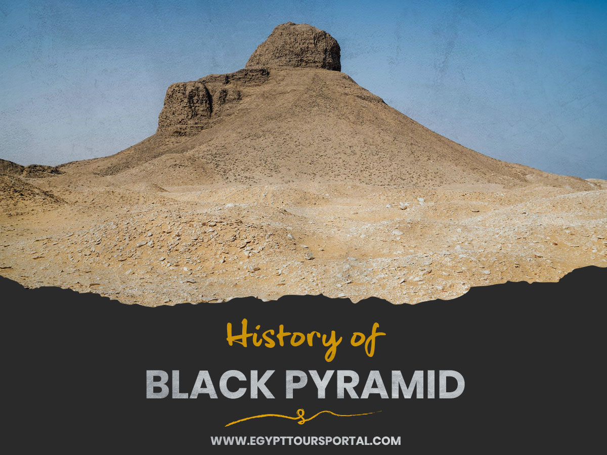 History of the Black Pyramid of Amenemhat III - Egypt Tours Portal