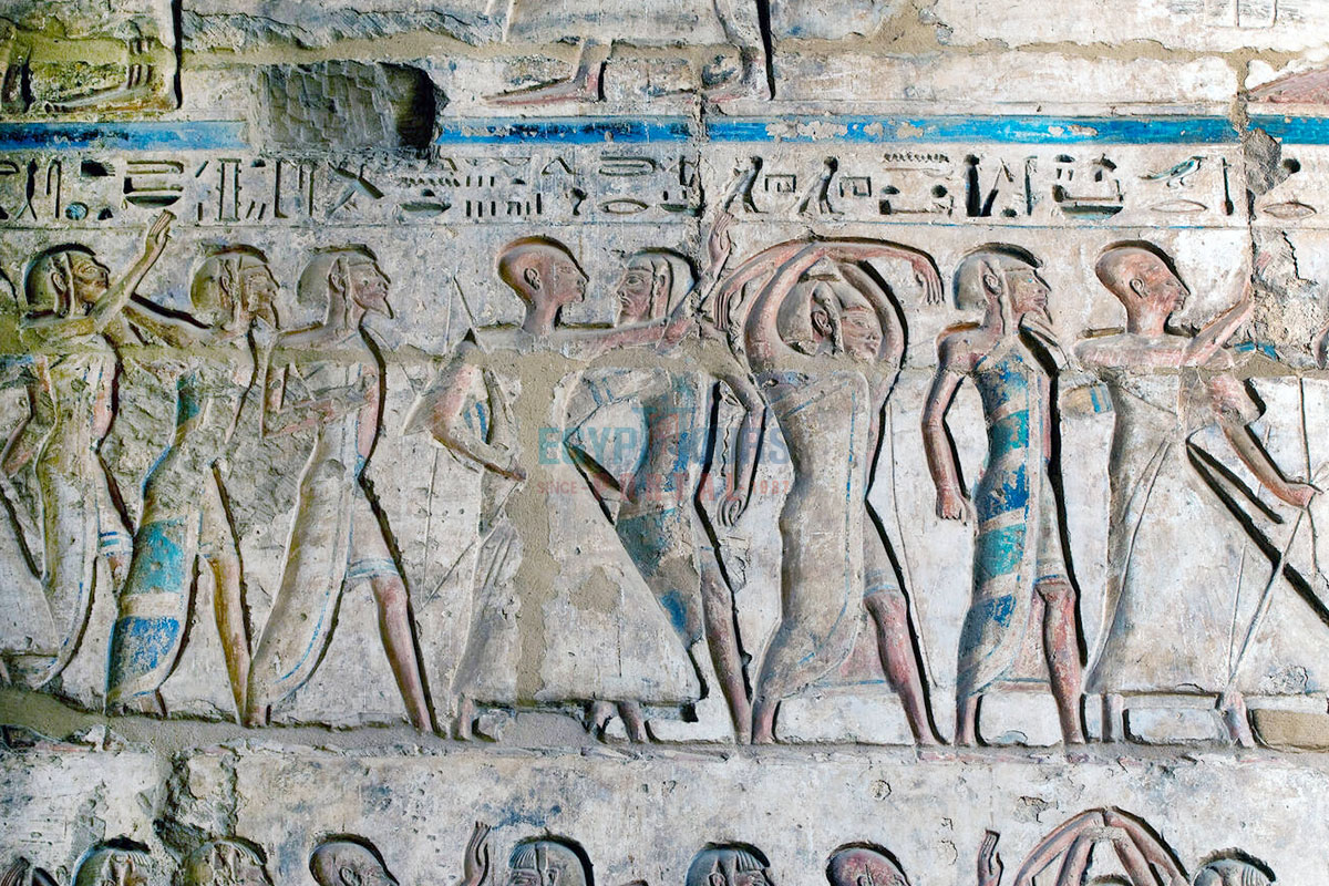 Sea Peoples at Medinet Habu - Egypt Tours Portal