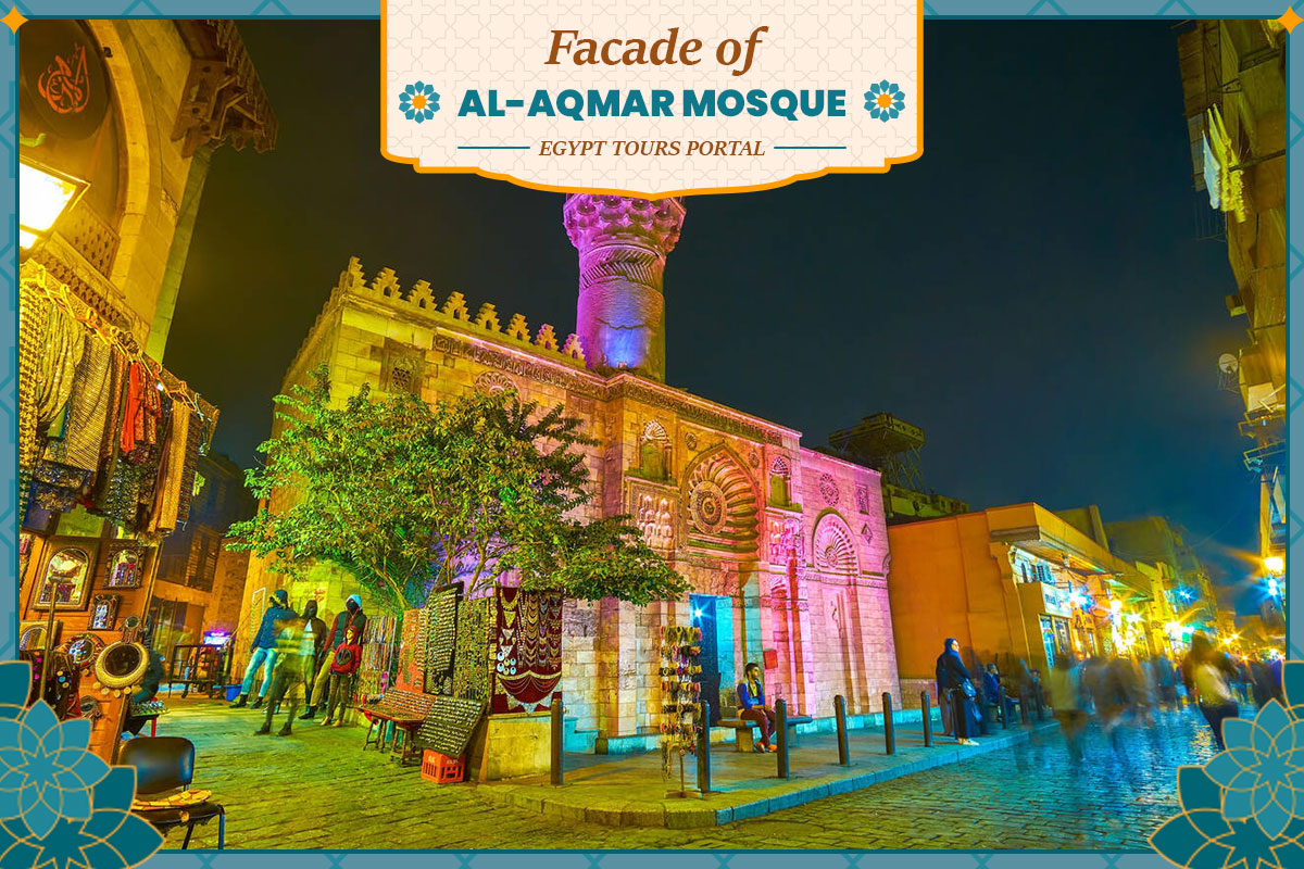 The Facade of Al Aqmar Mosque - Egypt Tours Portal