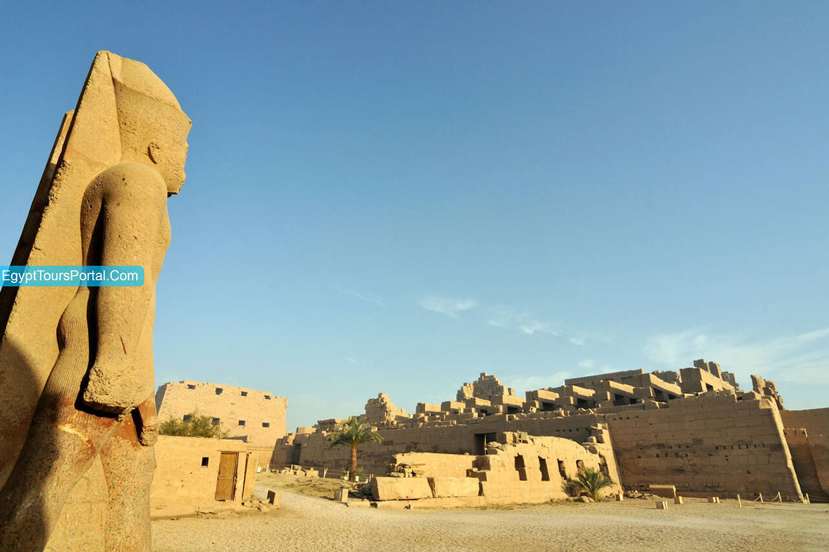 Courtyard of Cachette at Precinct of Amun Re Karnak Temple Complex - Egypt Tours Portal