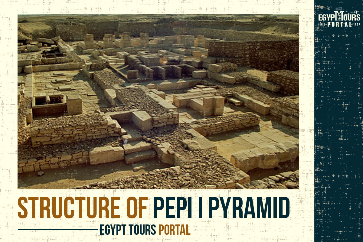 Structure of Pepi I Pyramid - Egypt Tours Portal
