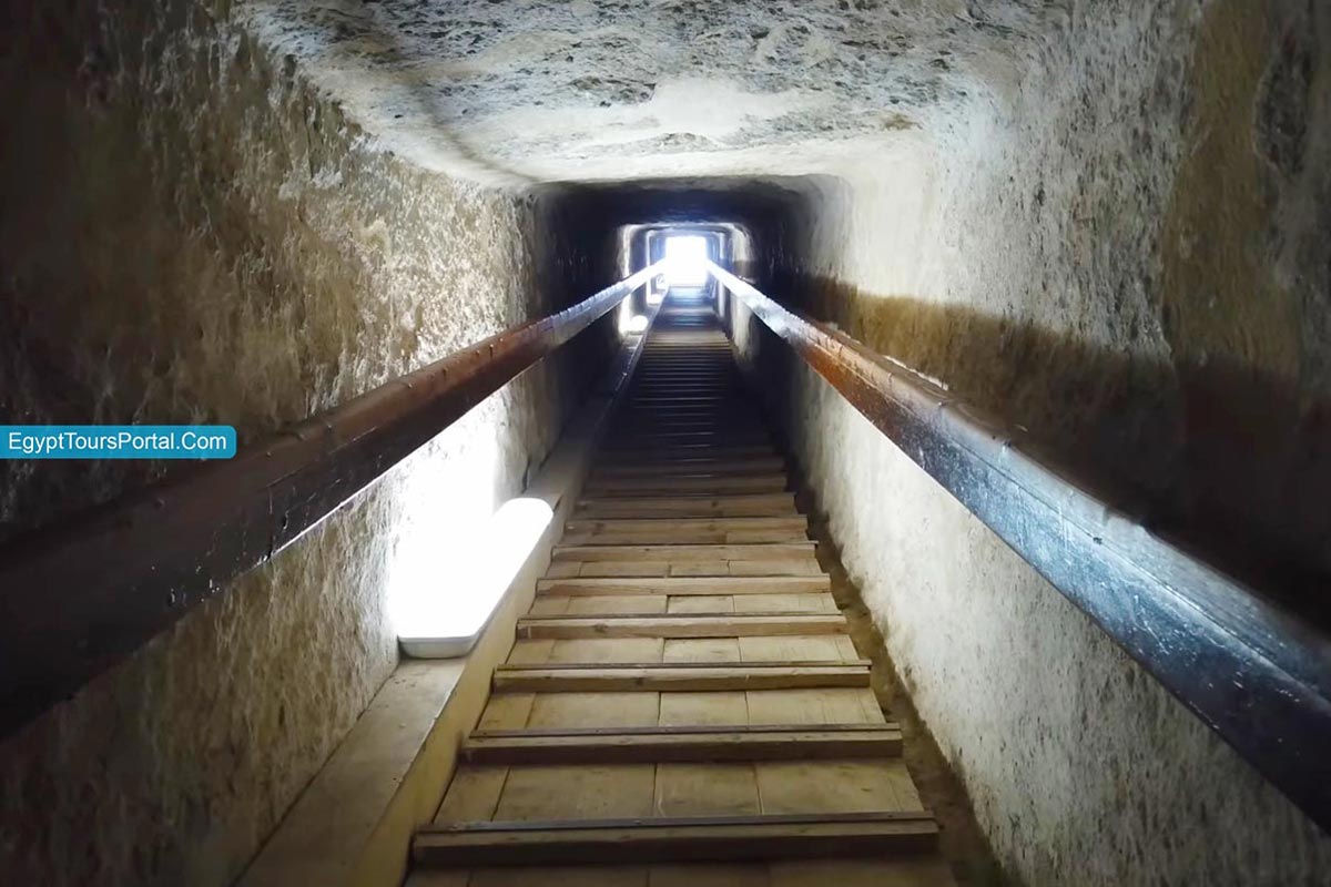 The Menkaure Pyramid Inside - Egypt Tours Portal