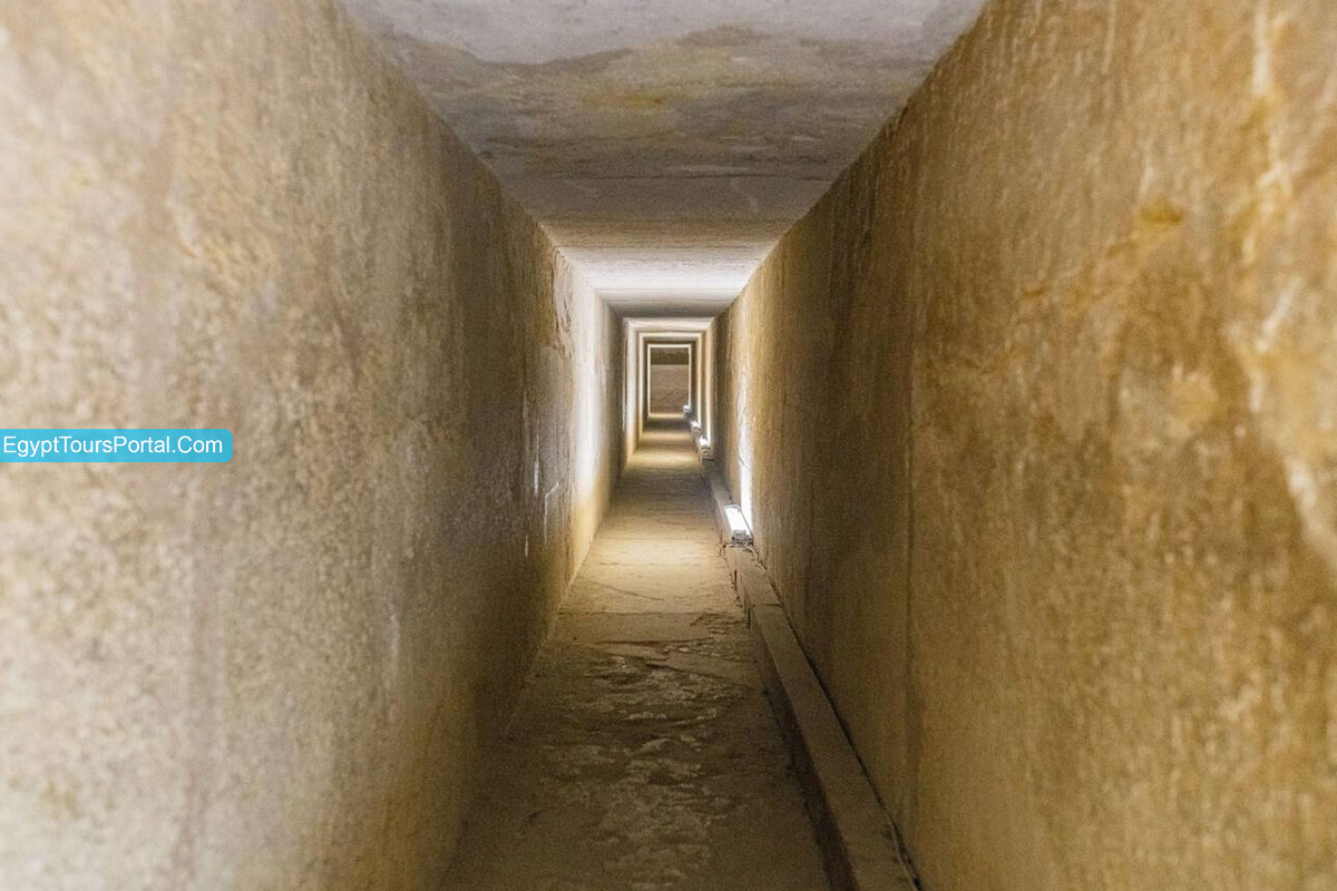 Khafre Pyramid Architecture Inside - Egypt Tours Portal