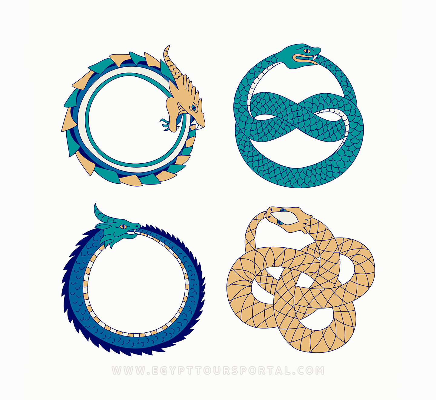 Ouroboros Symbol Meaning - Egypt Tours Portal