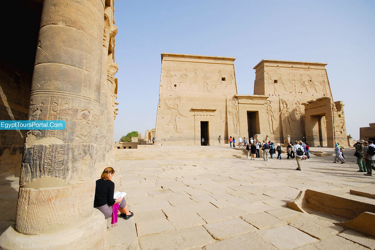 Solo Woman Traveler Enjoy Snorkeling at Philae Temple - Egypt Tours Portal