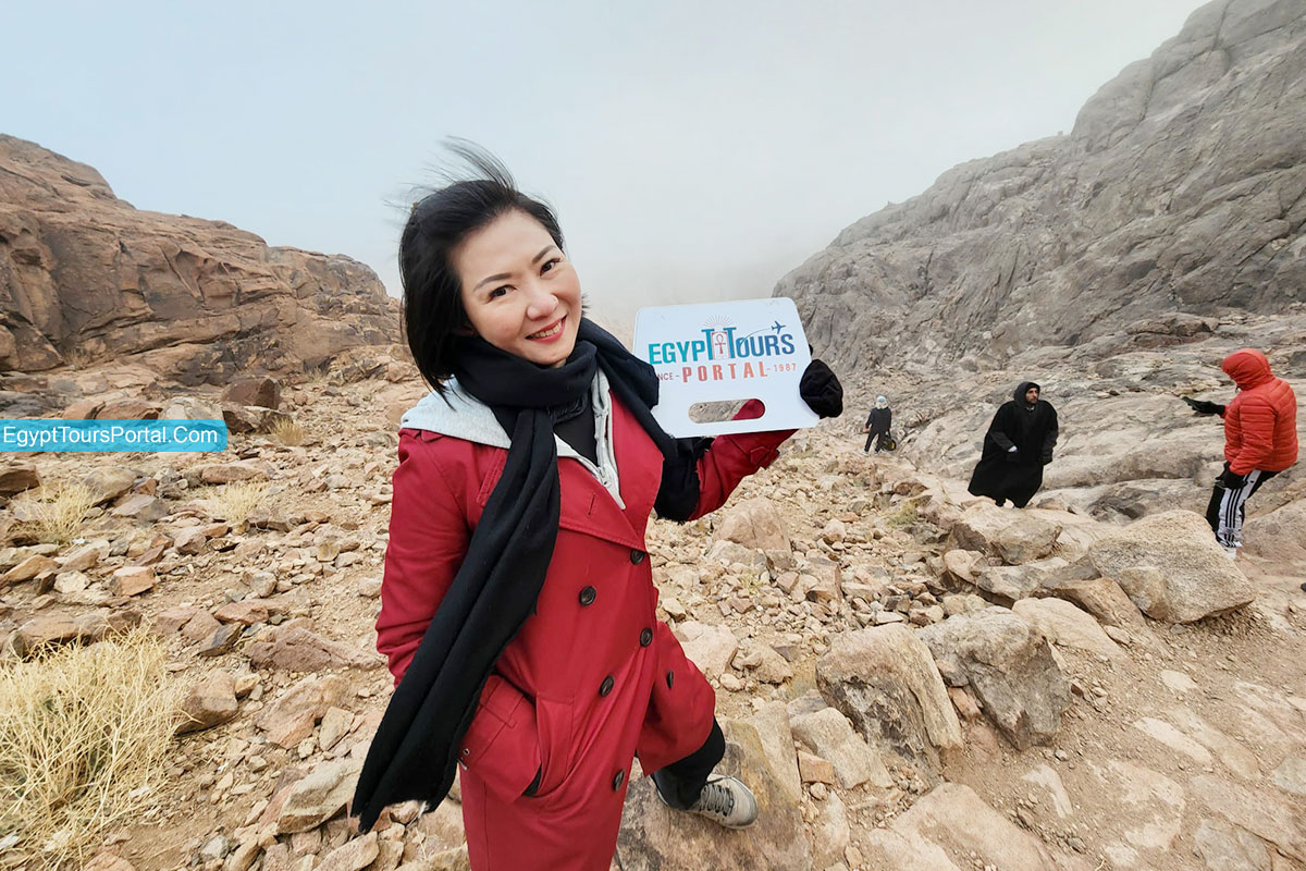 Solo Woman Traveler at Mount Sinai - Egypt Tours Portal