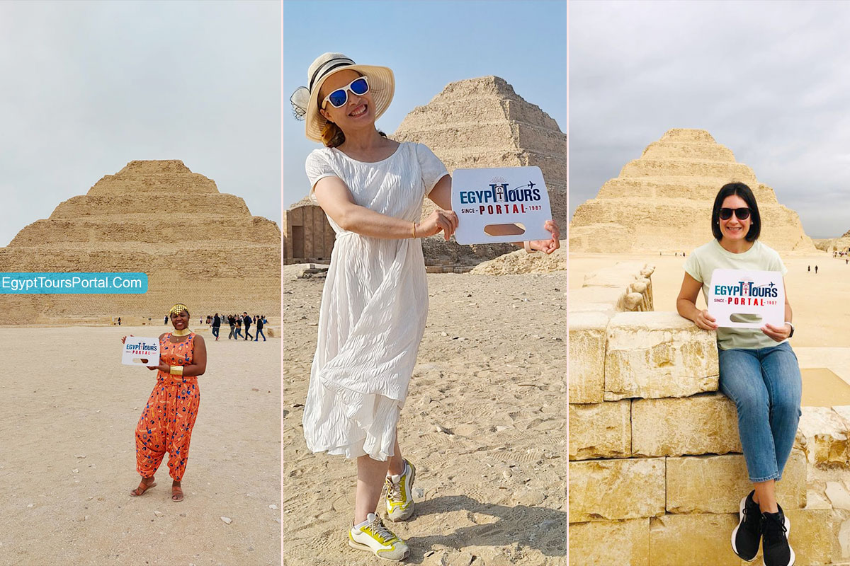 Solo Women Travelers at Saqqara Pyramids - Egypt Tours Portal
