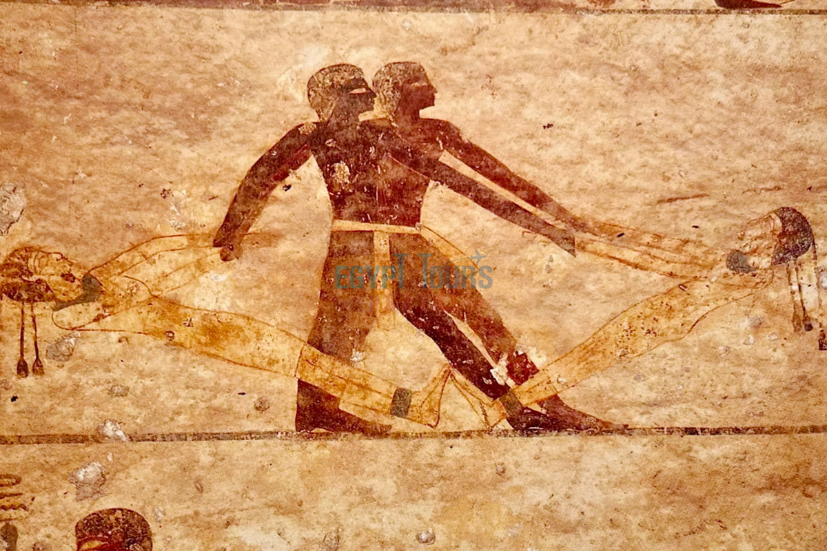 Boys and Girls Playing In Ancient Egypt  - Egypt Tours Portal
