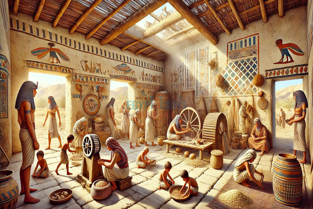 Daily Life of Ancient Egyptians in Houses - Egypt Tours Portal