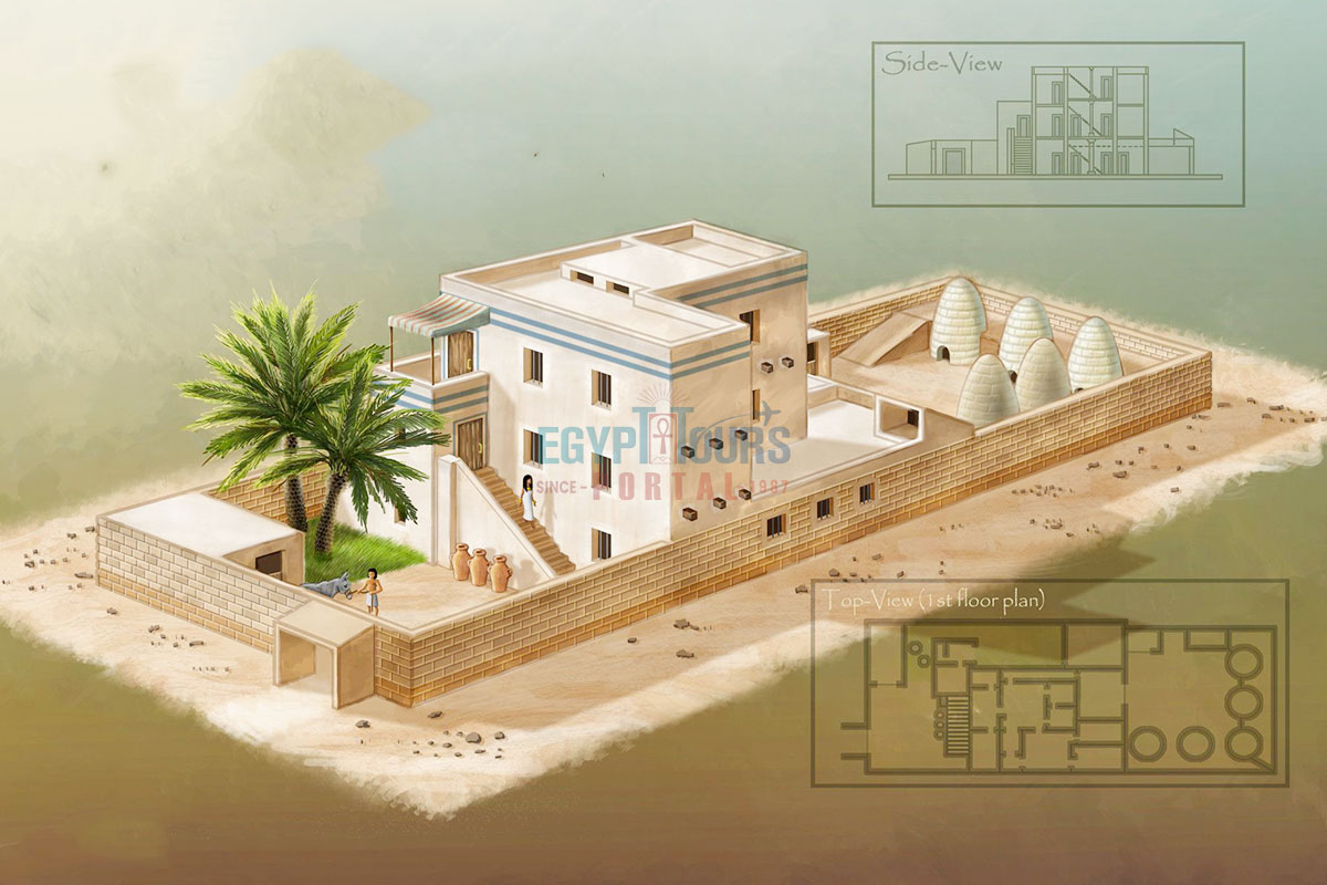Layout and Architecture of Ancient Egyptian Houses -  Egypy Tours Portal
