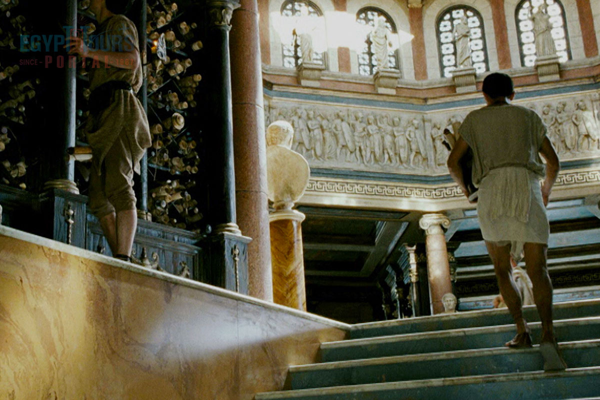The Hunt of Books in Library of Alexandria - Egypt Tours Portal