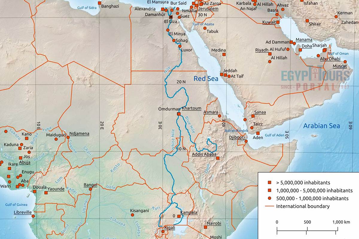 The Course of the Lifeline of Egypt & Civilization - Egypt Tours Portal
