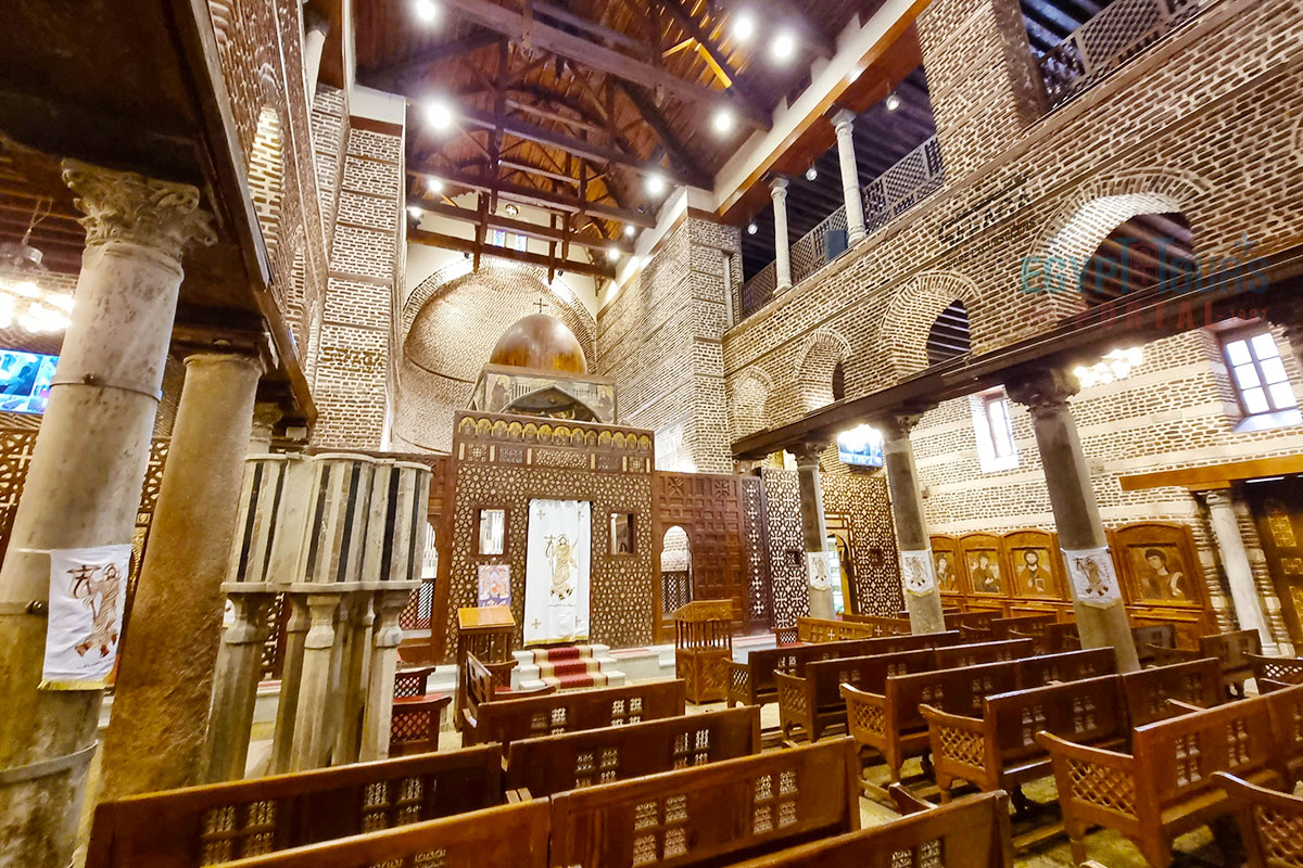 Architecture of Abu Serga Church - Egypt Tours Portal