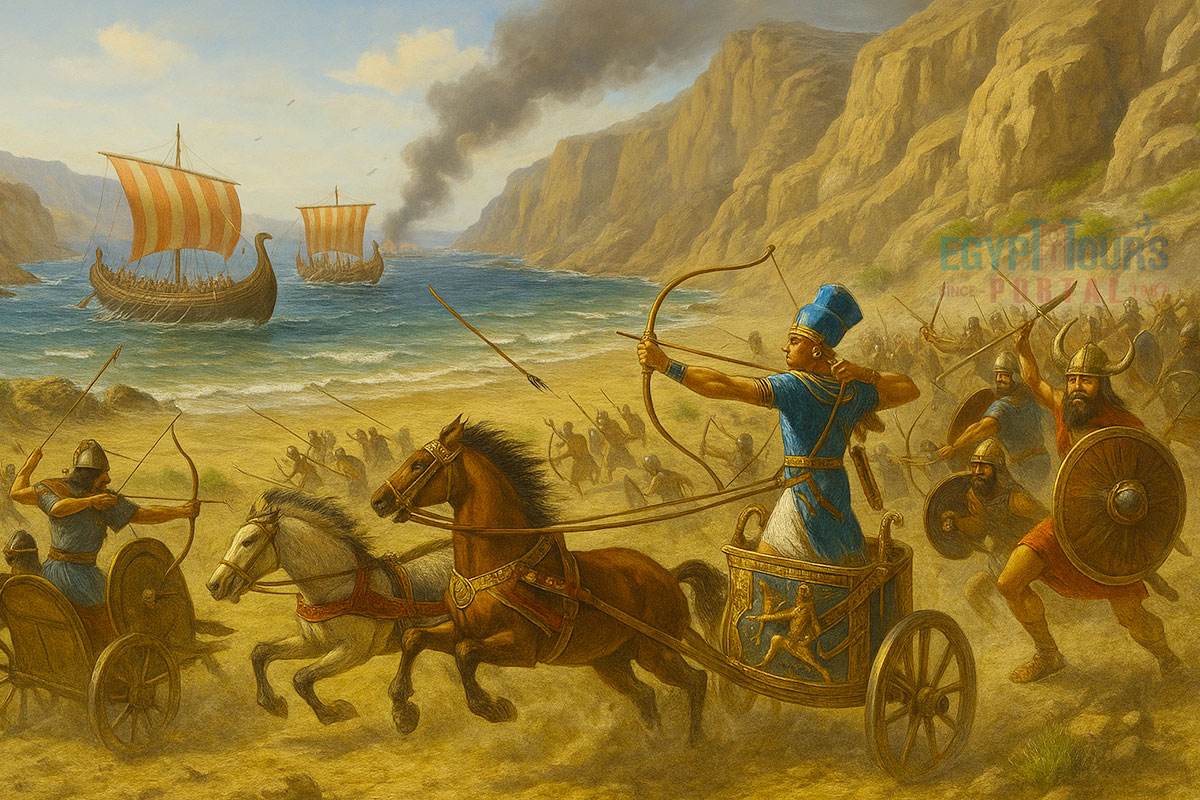Geography of of the Battle of Djahy - Egypt Tours Portal