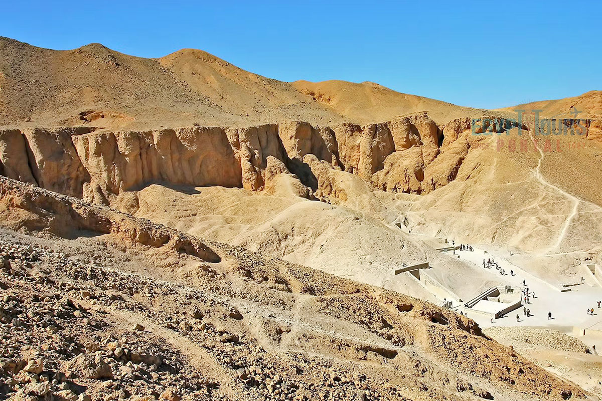 Location of Valley of the Kings - Egypt Tours Portal
