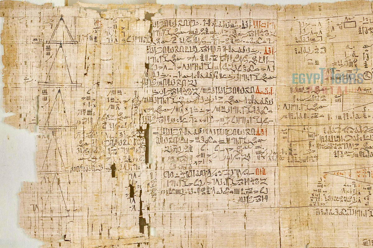 Ancient Egyptian Mathematics Papyrus - Egypt Tours Portal