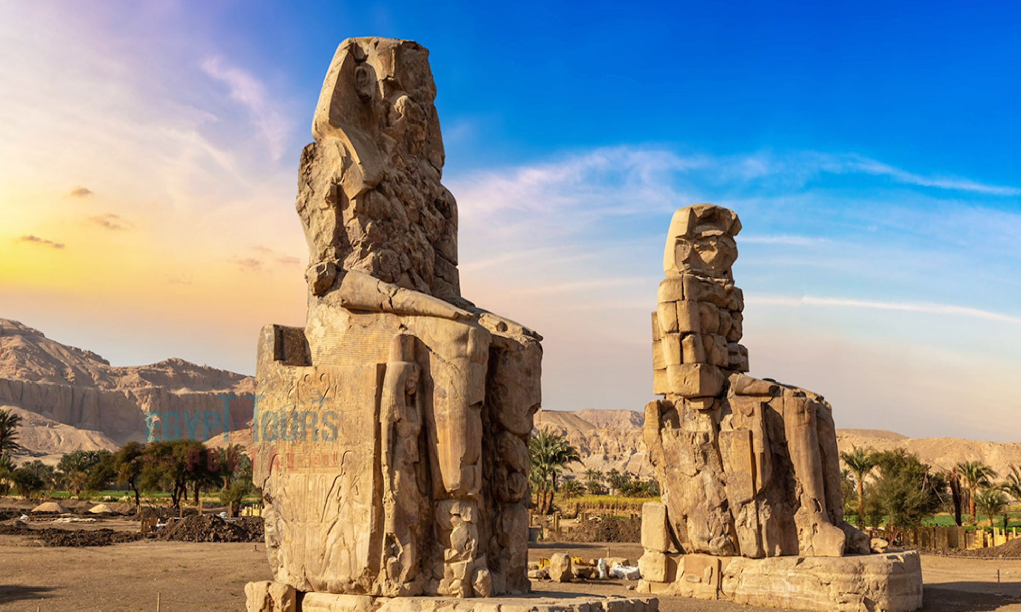 Colossi of Memnon - Egypt Tours Portal