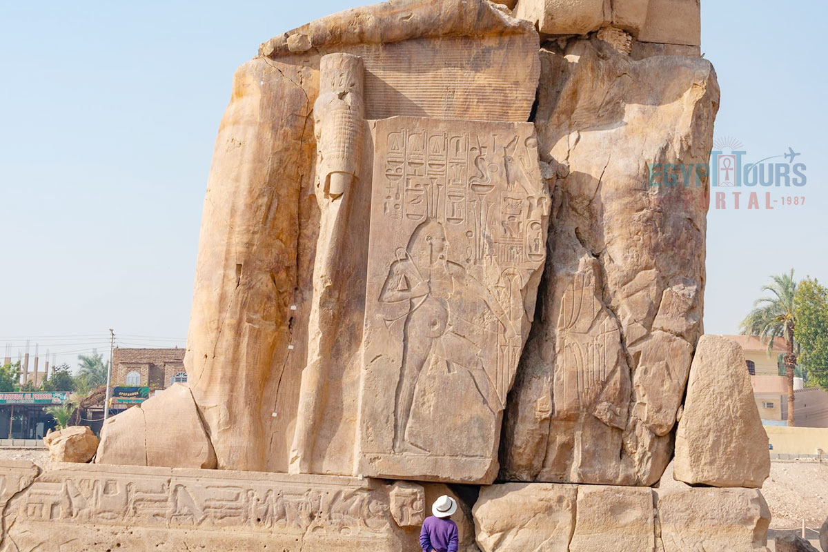 Descriptions of the Colossi of Memnon - Egypt Tours Portal