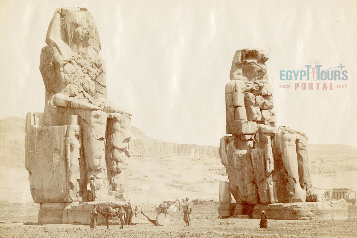 History of the Colossi of Memnon - Egypt Tours Portal