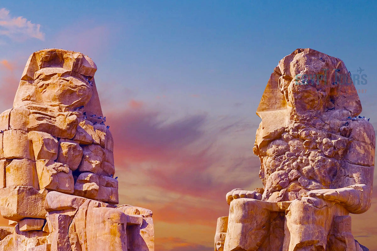 Sound of the Colossi of Memnon - Egypt Tours Portal