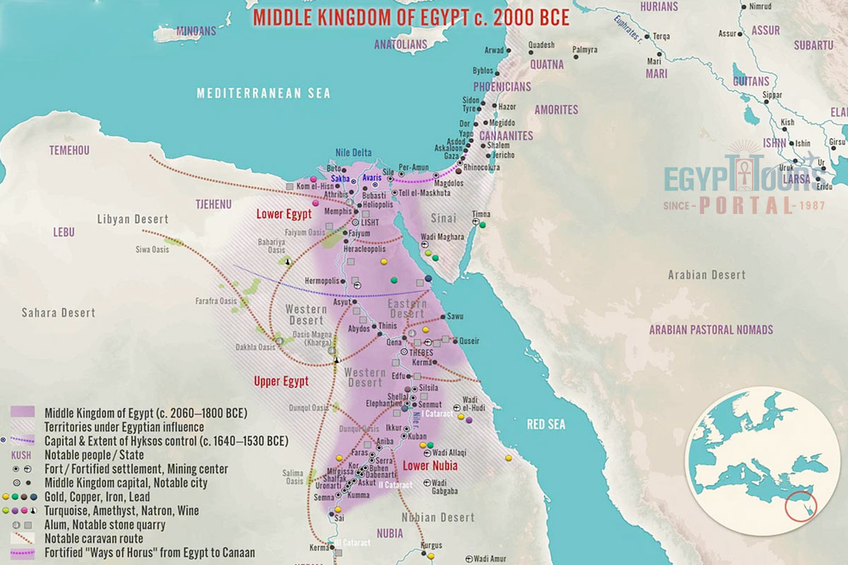 Beginning & End of the Middle Kingdom of Egypt - Egypt Tours Portal