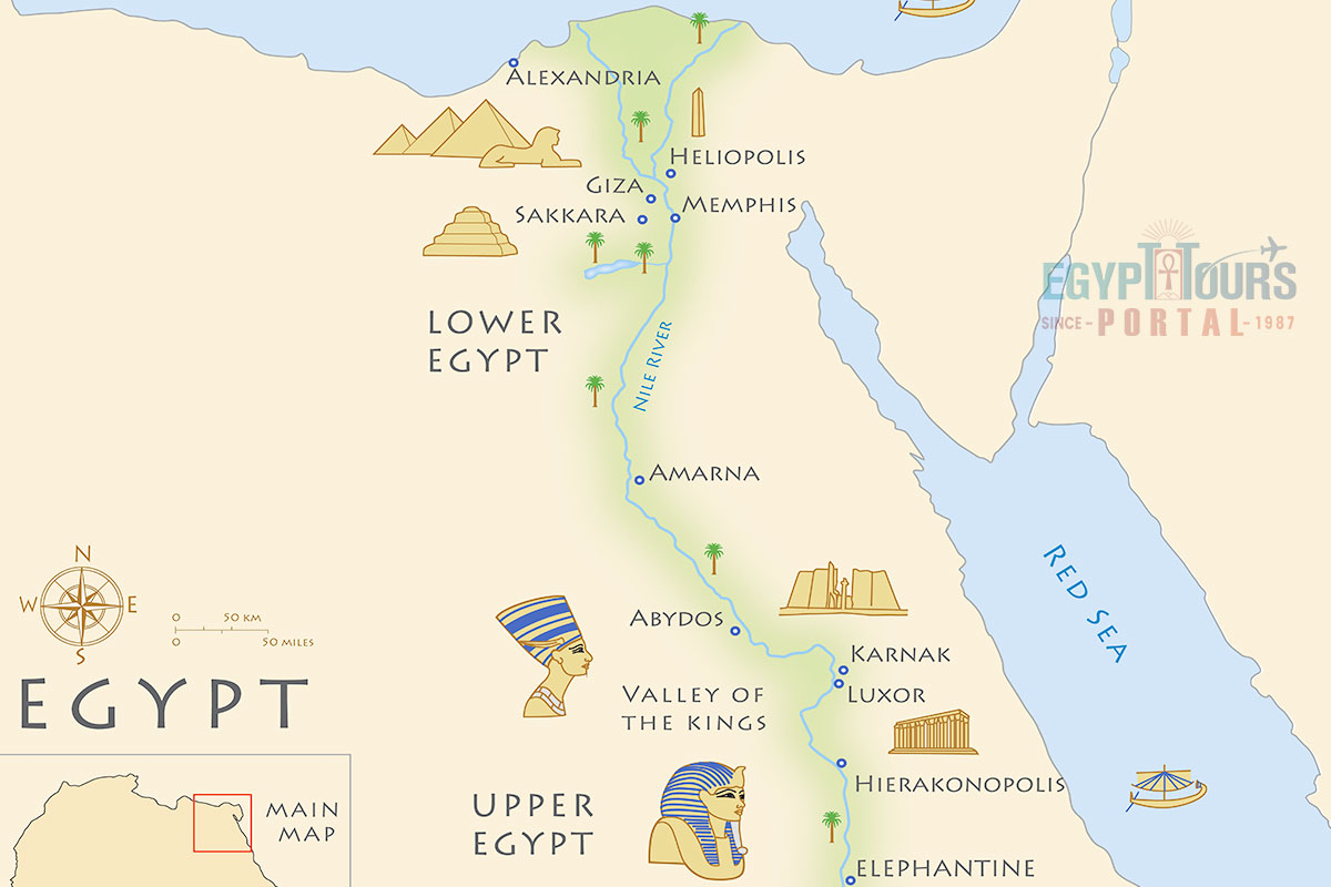 The Main Cities of the Old Kingdom of Egypt - Egypt Tours Portal