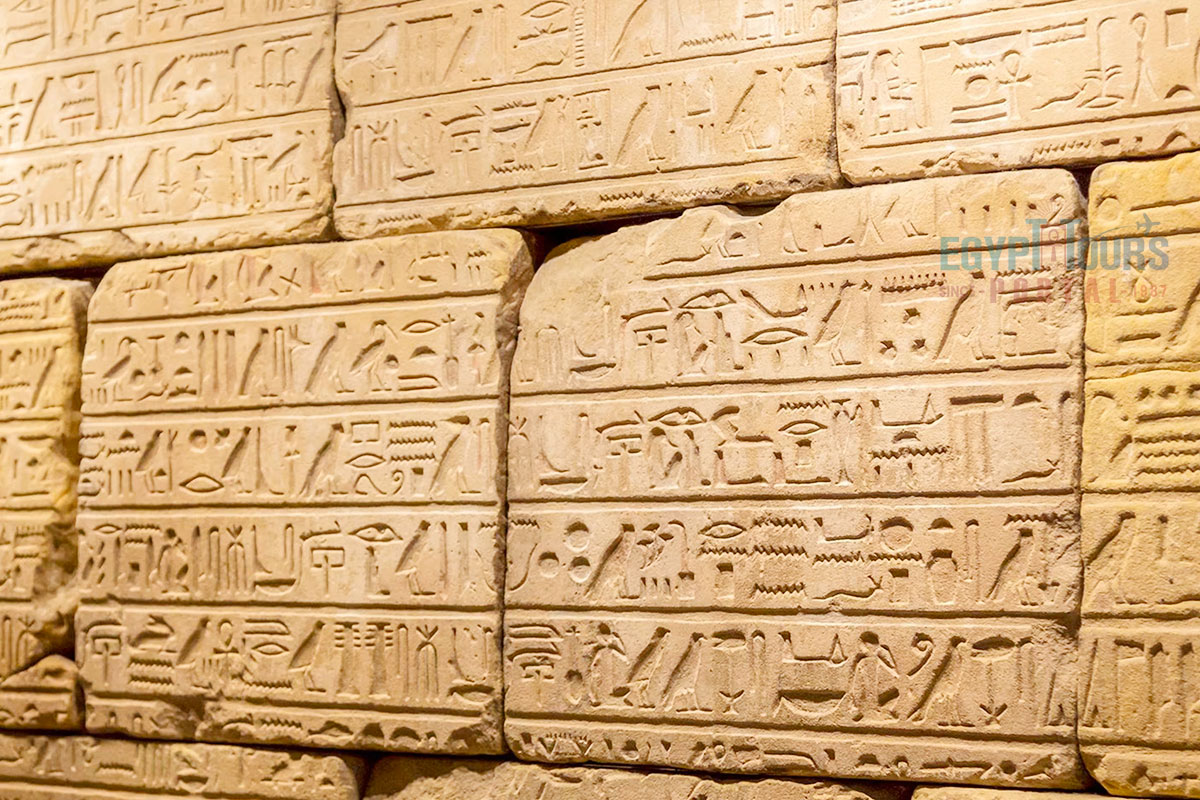 Usage of Ancient Egyptian Hieroglyphs - Egypt Tours Portal