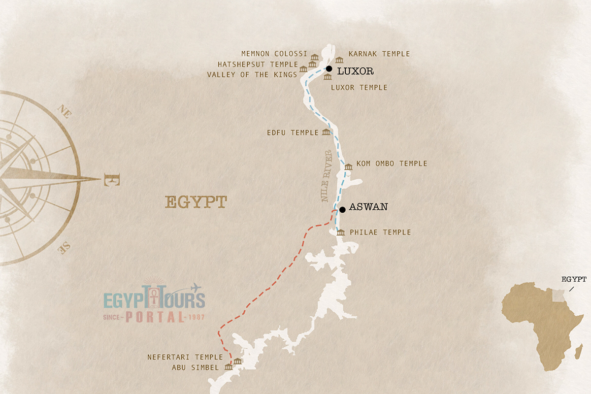 Number of Nile Cruise Days It Takes Depends on Where the Cruise Starts - Egypt Tours Portal